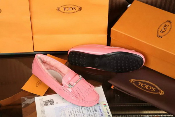 TODS Loafers Lined with fur Women--004